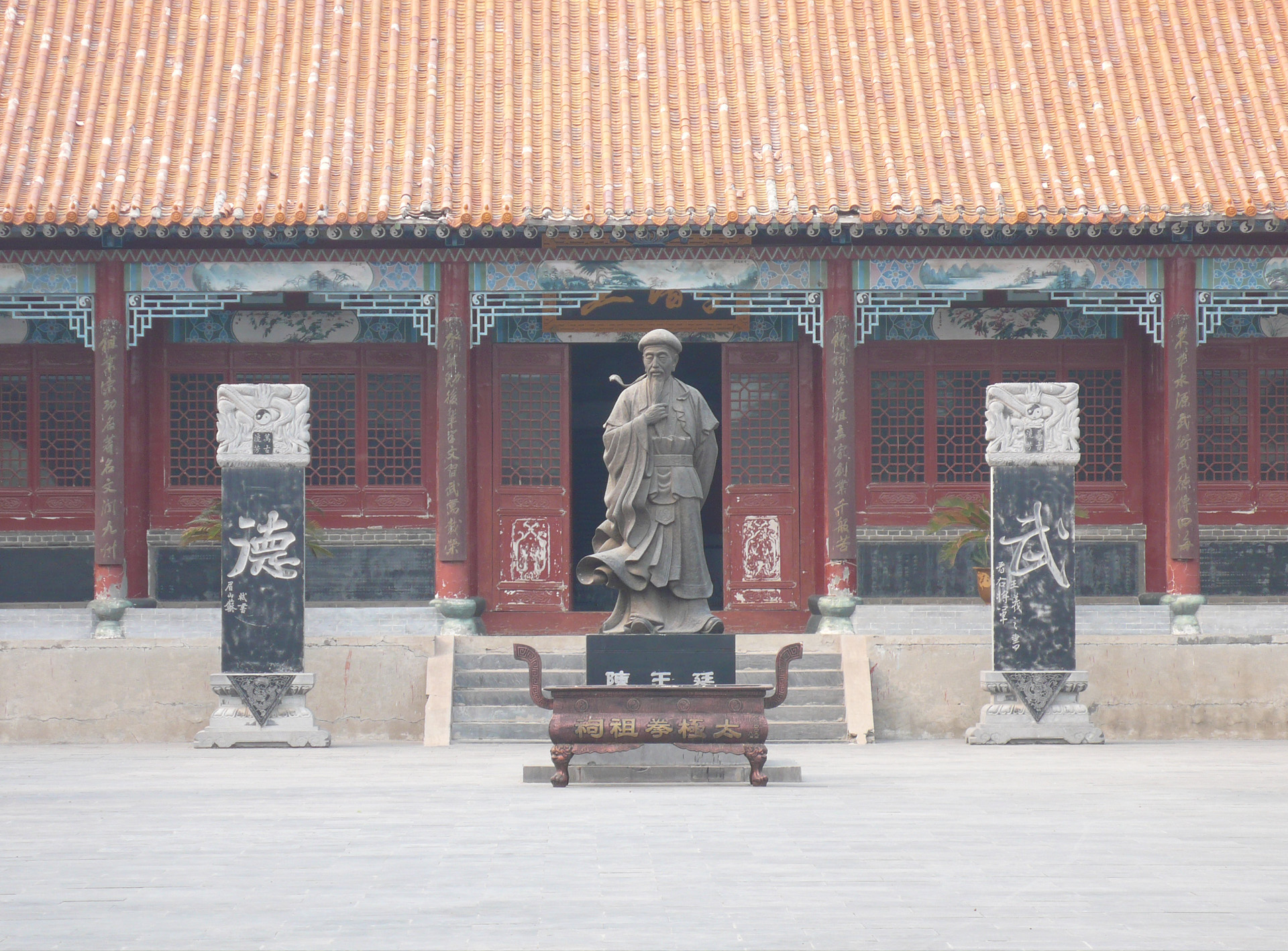 Statue Chen Wang Tin - Erfinder des Tai Ji Quan